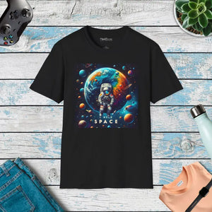 Unisex Softstyle Solar System Tee - Cosmic Comfort - Dipaliz - Black / s - T-shirts