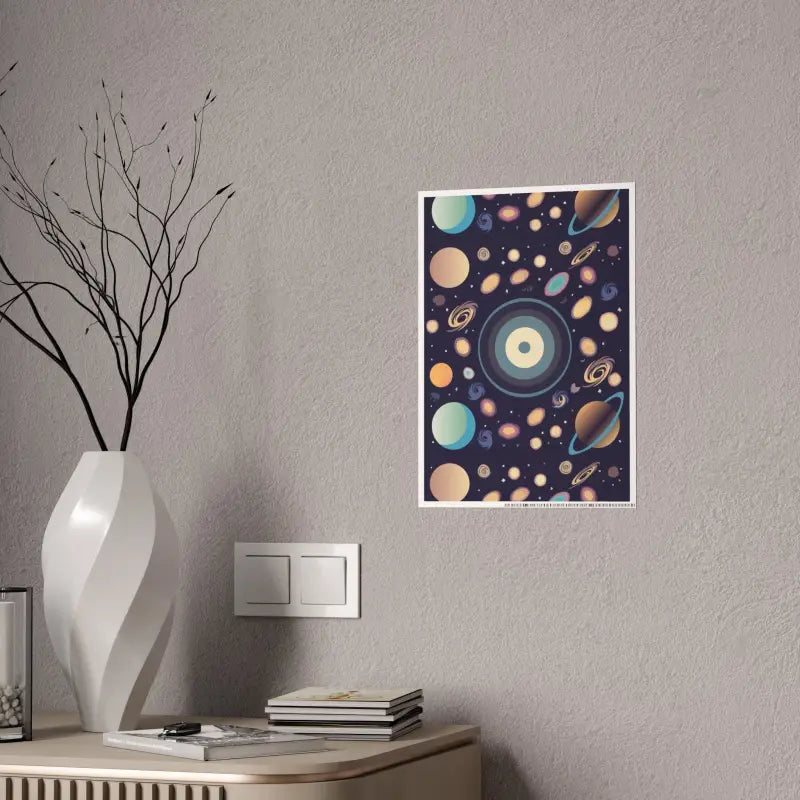 Explore the Universe: Stunning Gloss Space Posters - 11.7’’ x 16.5’’ (vertical) / Glossy Poster