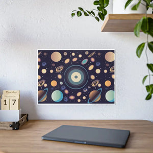 Poster - Space - Cosmic Gloss Planets Wall Art - Dipaliz