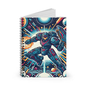 Galactic Warrior Notebook - Ruled Line Paper - Dipaliz - Notebooks & Notepads
