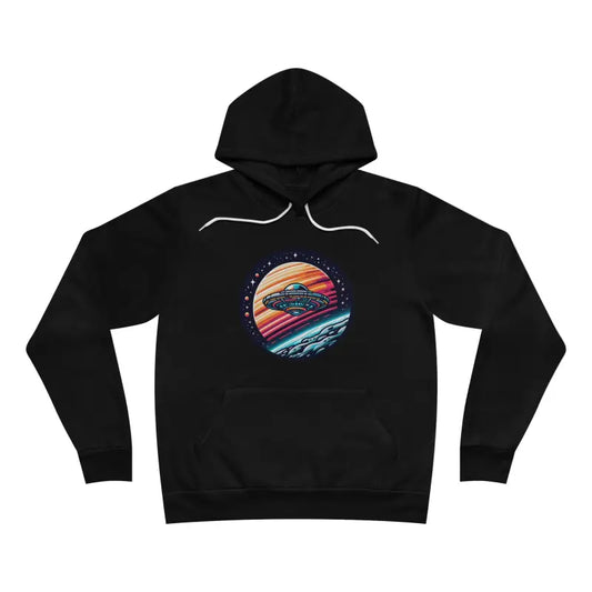 Explore the Cosmos in Style Aop Unisex Pullover Hoodie - Black / Xs