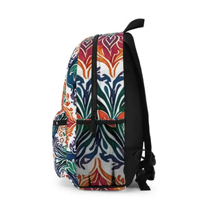 Vibrant Indian Ethnic Pattern Backpack for Women - Dipaliz - one Size - Backpacks