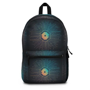 Electric Circuit Pattern Backpack - Bold Waterproof Style - Dipaliz - one Size - School Backpacks