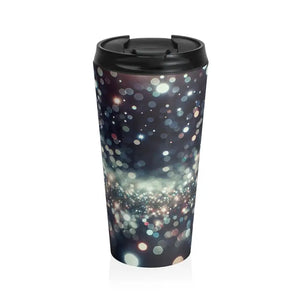 Sparkling Nights Travel Mug - Premium Stainless Steel - Dipaliz - 15oz - Tumblers