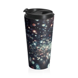 Sparkling Nights Travel Mug - Premium Stainless Steel - Dipaliz - 15oz - Tumblers