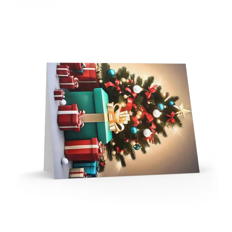 Sparkly Christmas Greeting Cards with Matching White Envelopes - Paper Products