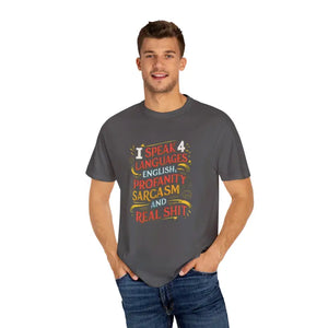 T-shirt - Sarcasm Tee - Bold Cotton Statement Shirt - Dipaliz