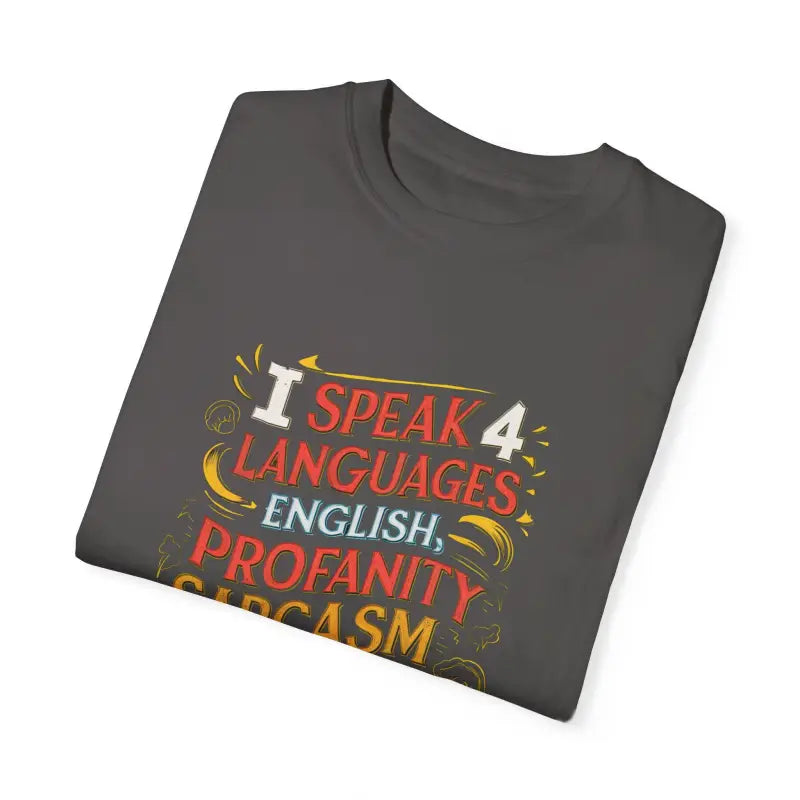 Unlock Wit with the Speak Sarcasm Cotton Tee - T-shirt