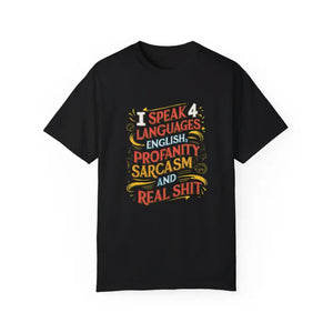 T-shirt - Sarcasm Tee - Bold Cotton Statement Shirt - Dipaliz