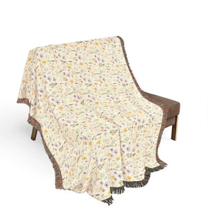 Speckled Woven Blanket Reversible Cozy Throw Dipaliz - Blankets