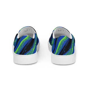 Men’s Slip-on Canvas Shoes Speed Lines Comfort Style - Dipaliz - Sneakers