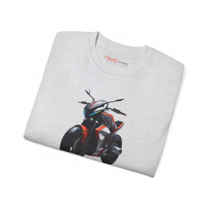 Rev Up in Style: Speed Motorcycle Ultra Cotton Tee - T-shirt