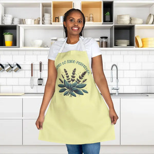 Sage-perfect Chef Apron with Tie-back Closure - Dipaliz - Aprons