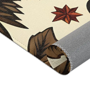 Chenille Pumpkin Rugs - Thanksgiving Decor - Dipaliz