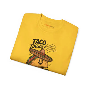 Taco Tuesday Vibes T-shirt - Bold Comfy Statement Tee - Dipaliz - T-shirts