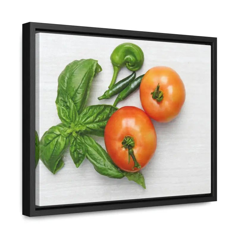 Upgrade with Modern Tomato Basil Gallery Canvas Wraps