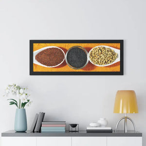 Spices Framed Horizontal Poster Matte Museum Finish Dipaliz - Posters Prints & Visual Artwork