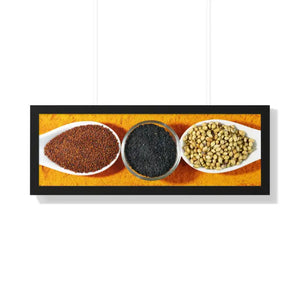 Spices Framed Horizontal Poster Matte Museum Finish Dipaliz - Posters Prints & Visual Artwork