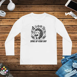 Youth Long Sleeve Tee with Posicharge Technology - Dipaliz - White / s - T-shirts