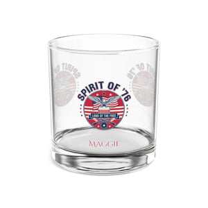 Spirit of ?76 10oz Rocks Glass - Patriotic Eagle Whiskey Tumbler - Tumblers