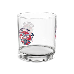 Spirit of ?76 10oz Rocks Glass - Patriotic Eagle Whiskey Tumbler - Tumblers