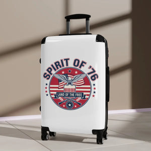 Spirit of ?76 Suitcase - Patriotic Eagle Carry-on (land the Free) - Suitcases
