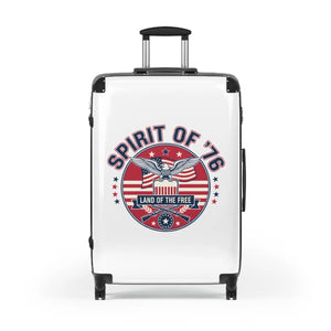 Spirit of ?76 Suitcase - Patriotic Eagle Carry-on (land the Free) - Suitcases