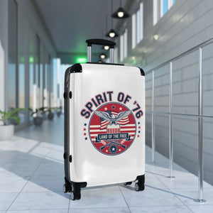 Spirit of ?76 Suitcase - Patriotic Eagle Carry-on (land the Free) - Suitcases