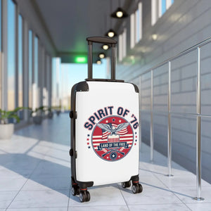 Spirit of ?76 Suitcase - Patriotic Eagle Carry-on (land the Free) - Suitcases