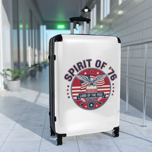 Spirit of ?76 Suitcase - Patriotic Eagle Carry-on (land the Free) - Suitcases