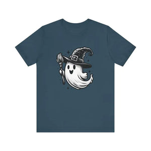 Ghost Tee Spook-tacular Unisex Jersey Halloween Broomstick - Dipaliz - T-shirts