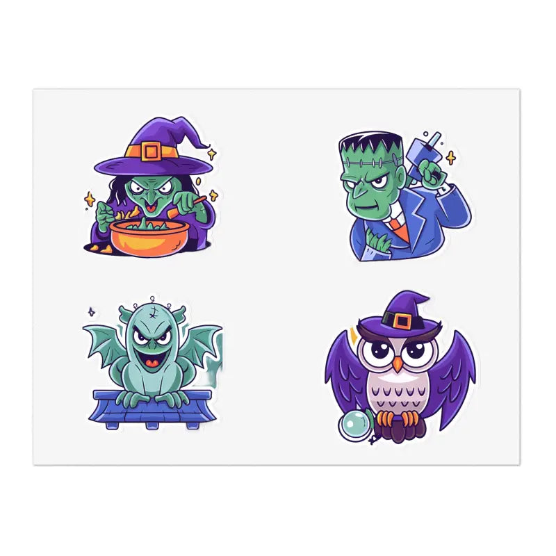 Halloween Magic with Spellbinding Sticker Sheets - 11’’ × 8.5’’ / Transparent / Die-cut Paper Products