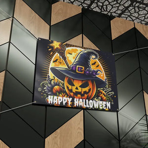 Spooky Matte Vinyl Halloween Decor Banner - Dipaliz - Banners