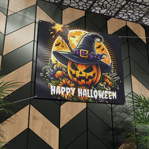 Spooky Matte Vinyl Halloween Decor Banner - Dipaliz - Banners