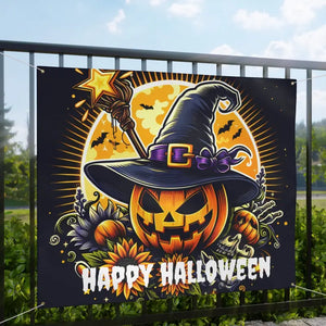 Spooky Matte Vinyl Halloween Decor Banner - Dipaliz - Banners