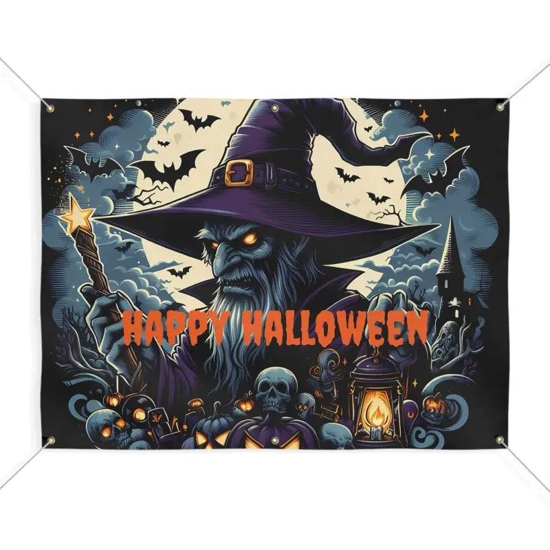 Spooky Halloween Matte Banner: Enchant your Lair Today! - Home Decor