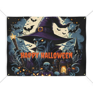 Halloween Matte Banner - Spooky 15oz Block-out Scrim - Dipaliz - Banners