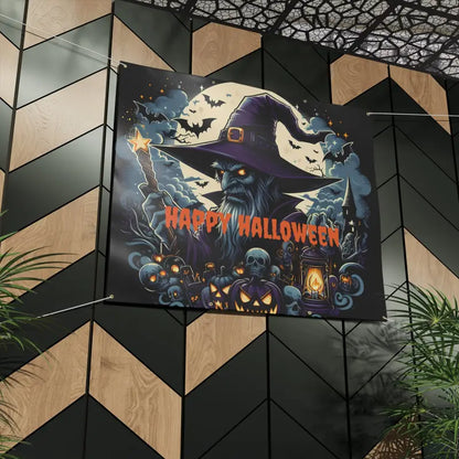 Spooky Halloween Matte Banner: Enchant your Lair Today! - Home Decor