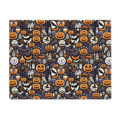 Spooky Halloween Placemats with Jack o Lantern Designs - 18’’ × 14’’ Home Decor