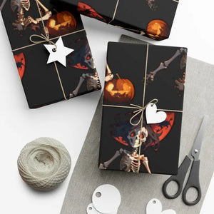 Scary Pumpkin Gift Wrap Papers Bold Fashion Style - Dipaliz - 30’’ x 144’’ / Matte - Wrapping Paper