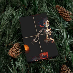Scary Pumpkin Gift Wrap Papers Bold Fashion Style - Dipaliz - Wrapping Paper