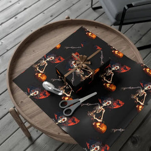 Scary Pumpkin Gift Wrap Papers Bold Fashion Style - Dipaliz - Wrapping Paper