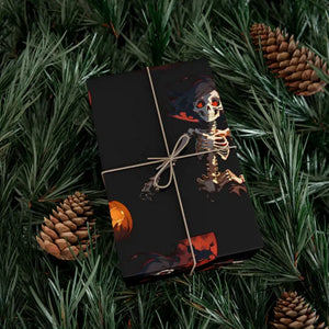 Scary Pumpkin Gift Wrap Papers Bold Fashion Style - Dipaliz - Wrapping Paper