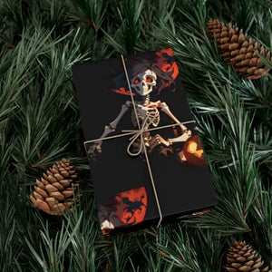 Scary Pumpkin Gift Wrap Papers Bold Fashion Style - Dipaliz - Wrapping Paper