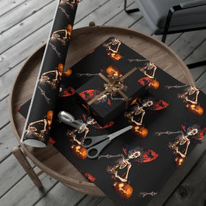 Scary Pumpkin Gift Wrap Papers Bold Fashion Style - Dipaliz - Wrapping Paper