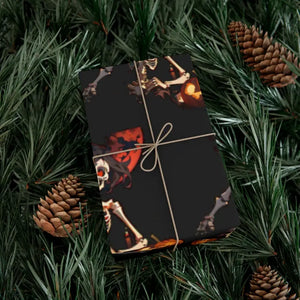 Scary Pumpkin Gift Wrap Papers Bold Fashion Style - Dipaliz - Wrapping Paper