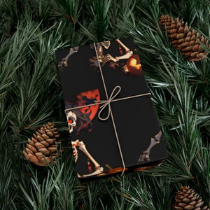 Scary Pumpkin Gift Wrap Papers Bold Fashion Style - Dipaliz - Wrapping Paper
