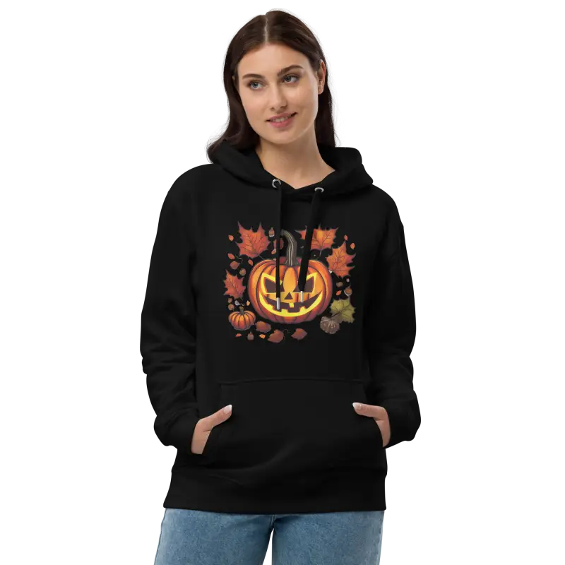 Spooktacular Style Premium Eco Hoodie for Halloween Fans - s Hoodies