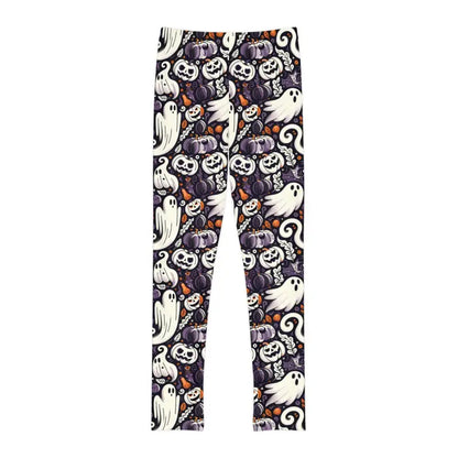 Dipaliz’s Ghosts: Spooky Season Halloween Leggings for Youth - Kids Clothes