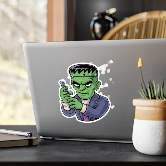 Electrify your Space with Frankenstein Halloween Vinyl Decals - 8’’ x 10’’ / Kiss-cut / Satin Paper Products